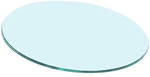 SAGIDAR Cristal Redondo Tablero De Mesa Templado, Mesa Comedor Cristal Superficie Redonda De Mesa De Cristal, Mesa Cristal Vidrio Templado, Cristales A Medida Mesa Redonda Comedor