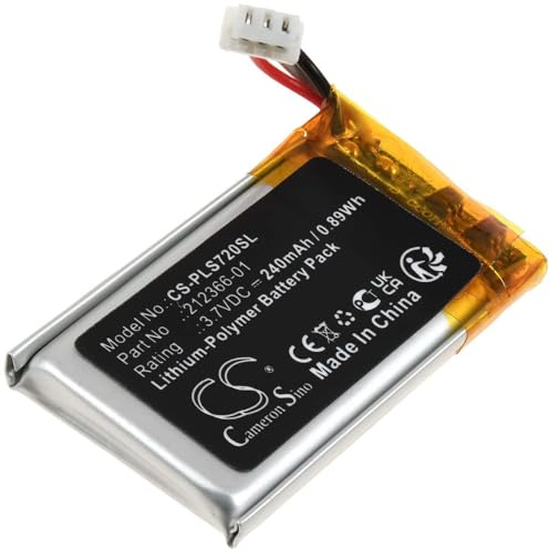 Akku für Plantronics Savi 7210 Office DECT-Headset, 3,7V, Li-Polymer