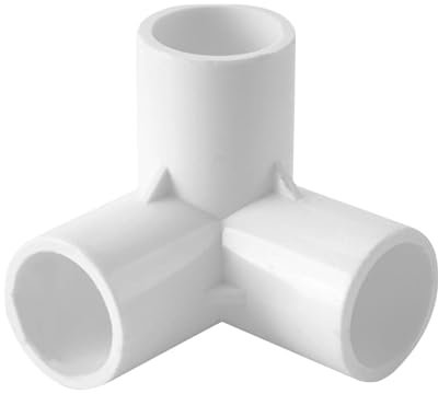 Dtaigou Raccordi per tubi in PVC,T in PVC - Adattatore per raccordi per tubi con raccordi in PVC a 3 vie | Raccordo per tubi in PVC Raccordi per tubi in PVC a 3/4/5 vie Adattatore Connettori per tubi