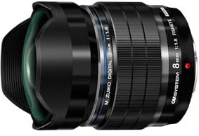OM SYSTEM Olympus M.Zuiko Digital ED 8mm F1.8 FISHEYE PRO for Micro Four Thirds System Camera Fast and Furious Fisheye Weather Sealed Design Wide Angle