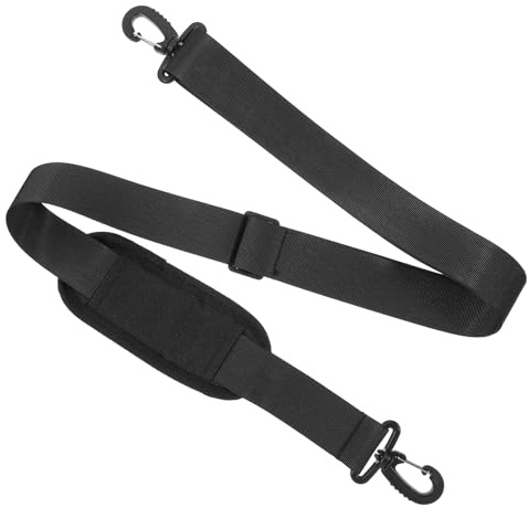 56 Bag Strap, Shoulder Strap Universal Adjustable Shoulder Belt Replacement Laptop Shoulders Straps Luggage Duffel Straps with Metal Hook for Briefcase Laptop Messenger Crossbody Bag Luggage Camera
