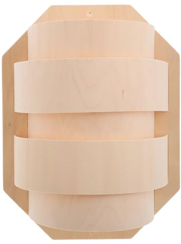 GARVALON Paralume Sauna in Legno Leggero e Resistente Paralume Sottile e Trasparente per Lampada da Sauna Schermo Protettivo Facile da Installare