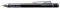 Tombow MONO graph mechanical pencil 0.5 mm, black, HB, precise drawing with 4 mm tip, shaking mechanism, incl. refillable eraser [SH-MG11]
