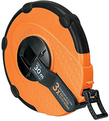 Cinta métrica de fibra de vidrio - 30 m - 14,5 mm