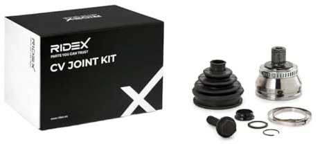 RIDEX 5J0002 Juego de articulación árbol de transmisión Delantero Izquierda Delantero Derecha con material de montaje/fijación con fuelle Compatible con VW Passat B6 Variant 3C5