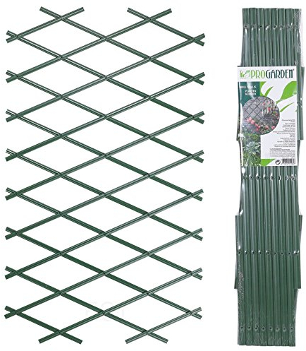 URBNLIVING Lot de 2 clôtures murales extensibles pliables en plastique vert