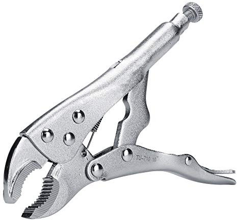 Pince de verrouillage, jeu de pinces de verrouillage, poignées d'étau en acier au chrome-vanadium de 10 pouces, clé de serrage à mâchoire réglable, outil de soudage
