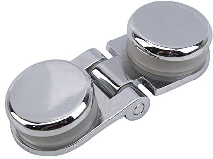 Armadi Cerniere a chiusura morbida, Cerniere for porte Schermo for box doccia in lega di zinco Cerniera in vetro senza cornice Copertura decorativa da infilare Cerniera for porta cromata rotonda Jig (