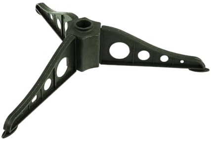 Ieron Supporto di Ricambio per Albero di Natale per Alberi Artificiali Base Stabile in plastica con Foro da 08 Pollici Piattaforma Triangolare Rimovibile Supporto Girevole per Albero di Natale