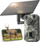 VXK 4G Solar Wildlife Camera mit SIM Karte, Wildkamera mit handyübertragung app Trigger 0,1S, Wildtierkamera mit bewegungsmelder nachtsicht with 64GB SD Card, 7800mAh Akku, IP66