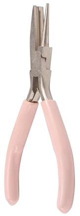 Qusedwey Round Concave Plier Wire Looping Plier Mini Plier Wire Bending Tools for DIY Jewelry Making Hobby Projects