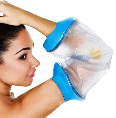 Protège PICC Bras, Protecteur de Plâtre,manchon de protection de bras réutilisable,Protection de coude étanche pour adulte,Manchon Douche Bras pour Douche,Maintenir le bandage au sec Pendant le Bain