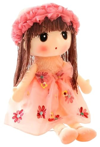 Genérico Bambole di peluche, bambola di stoffa | figura morbida fatta a mano per bambina piccola compagna di sonno per bambino decorazione casa divano compleanno Natale