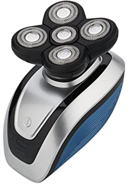 PLAFOPE Afeitadora Eléctrica para Hombre Cuchillas Cabezales Flotantes Recortadora USB Recargable para Barba y Cabeza con Cabezal Giratorio Inteligente