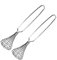CRIVERS Stainless Steel Mini Kitchen Coil Wire Whisk for Blending, Whisking, Beating and Stirring (2pc, Coil Whisk) …