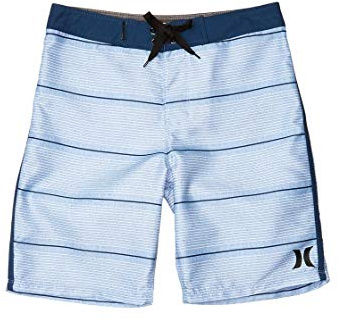 Hurley boys Classic Board Shorts, Blue Shoreline, 10