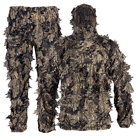 Titan 3D Leafy Suit, 3D Hunting Gear Suit for Youth, Lightweight & Breathable, Mossy Oak Greenleaf