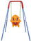 3-in-1-Schaukel für Kinder, Babyschaukel mit Gestell und Sitz mit Rückenlehne, Armlehne und Sicherheitsgurt, Schaukelsitz, Schaukel für Kinder 1-3 Jahre (blau)