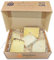 Amaisso® Caja de Quesos Regalo Gourmet - Regalo Personalizado - 5 Cuñas Queso Curado de Oveja, Cabra y Vaca - Queso Payoyo, Parmesano, Idiazabal, Andaluz y con miel y oregano - Pack Más Buscados