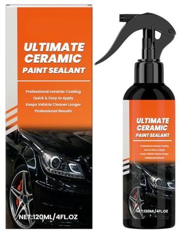 Revêtement en céramique - Revêtement céramique de 120 ml de céramique de longue durée | Scellant de qualité professionnelle pour une luminosité maximale, agent imperméable de protection hydrophobe