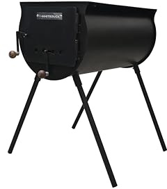 WHITEDUCK Anchor Tent Stove Medium| Carbon Alloy Wood Burning Camping Stove for 4-6 Person Tents | Complete Kit with Chimney Pipes | Portable Hot Tent Heater & Cooktop | Packable Design