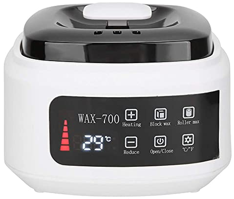 Tragbare automatische Wachsschmelzmaschine mit Temperaturregelung, Wachsheizung zur Haarentfernung, Frauen für Männer(220V, European standard)