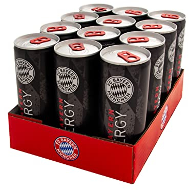 FC Bayern München FCB Energy Drink 250ml als 12er Set