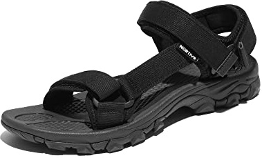 NORTIV 8 Sandales Homme de Sport randonnée Respirante Légère | Chaussures de Marche ete Extérieur Trekking Randonnée Antidérapante et Confortable