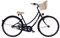 Plumbike Donatella Cartie Stadtrad 28 - Fahrrad Damen - Citybike Frauen - Cityräder für Mädchen - Großer Weicher Fahrradsattell - Stadtfahrrad 7-Gang-Version - 145-185 cm - Schwarz