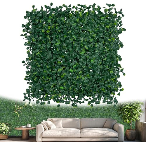 ODTORY Artificial Grass Wall Greenery Backdrop, 10X10 in 6P (4.2 sqft)