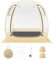 GOPLUS Outdoor Bubble Zelt, transparentes Pop-up Zelt Kuppelzelt im Freien, Campingzelt aus PVC mit Tragetasche & Fenstern, Sportzelt für Sportveranstaltungen Camping Angeln (M)
