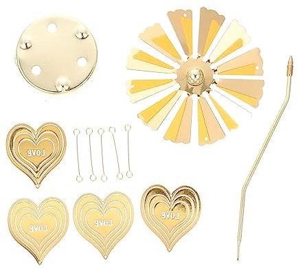 Cabilock Portacandele Girevole Caldo Tremolanti Candele Senza Portacandele a Forma Di Angelo Raccoglitore Di Gocce Di Candele a Led Arredamento Lumino Golden Ferro Battuto