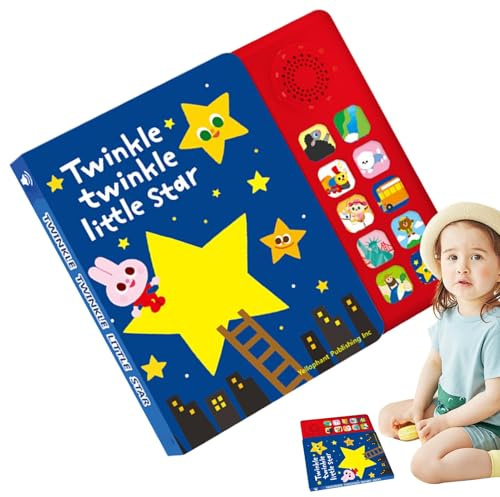 Libros de música infantil, libro de canciones para niños, libros de canciones de aprendizaje, 10 canciones infantiles, ayudas para la enseñanza de iluminación inglesa para y niñas