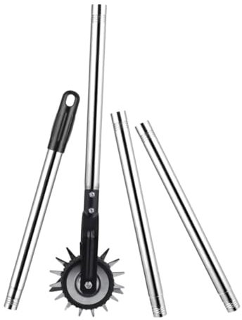 HIAKDOFT 1satz Radschneider Für Rasenpflege Manuelle Grasschere Mit Edelstahl Klinge Für Präzise Kantenpflege Für Gehwege Und Gärten Teiliges Zubehörset