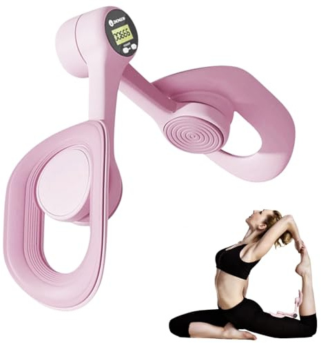 Entrenador de músculos del Suelo pélvico, Entrenador de Cadera, Entrenador de Muslos, recortador de Muslos, reparación de músculos del Suelo pélvico, para Caderas, piernas, Brazos (Rosa)