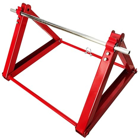 IRSCorp Dérouleur Câble pour Bobines Rouleau de Câble pour Enroulement Acier Dérouleur pour Tambours de Câbles Enrouleur Distributeur Cable Drum Roller (Plié 59 * 45 * 7CM)