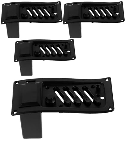 TOGEVAL Cubierta para Pastilla de Guitarra Eléctrica 4 Piezas, Funda Protectora para Pastilla Humbucker y Bobina Simple, Accesorios de Repuesto para Reparación y Mantenimiento de