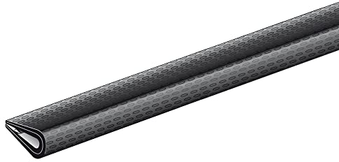 GAH-Alberts 426859 Profilé pour protection d'angle | PVC souple, en noir | 1500 x 10 x 7 mm
