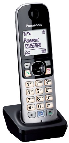Panasonic KX-TGA681EXB Mobilteil für KX-TG68xx Serie inkl. Ladeschale schwarz