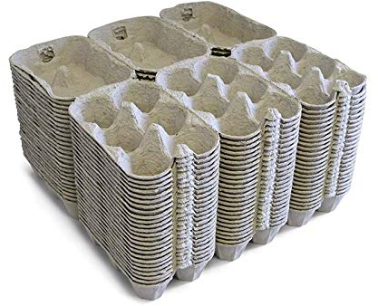 HAPPY CHICKENS NEW 150 HALF 1/2 DOZEN NEW EGG BOXES/CARTONS SUITS ALL POULTRY CHICKEN/HEN EGGS