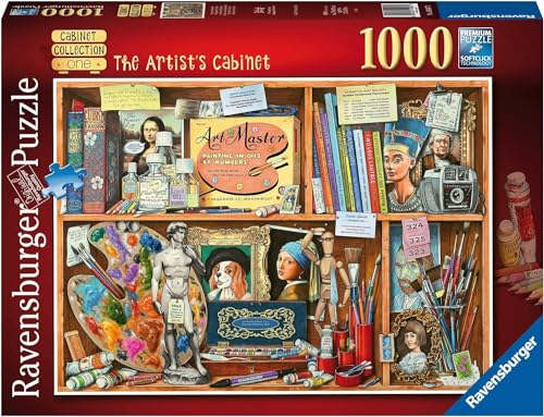 Ravensburger Puzzle 14997 - Das Kabinett des Künstlers - 1000 Teile Puzzle für Kinder und Erwachsene ab 14 Jahren