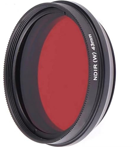 Filtro IR Ajustable Variable Mediante Filtro de Lente de Rayos X for cámaras DSLR/52/55/58/62/67/72/77/82 46/49 mm (Color : UV-IR Cut Filter, Size : 52mm)