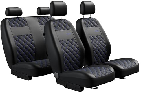 MOTOS Fundas universales para Asientos de Coche para Audi A4 Funda Asiento Coche Delantero con Sistema de Airbag Activo, Ajuste, Material de Tres Capas, Aspecto Elegante, Aplicación Versátil