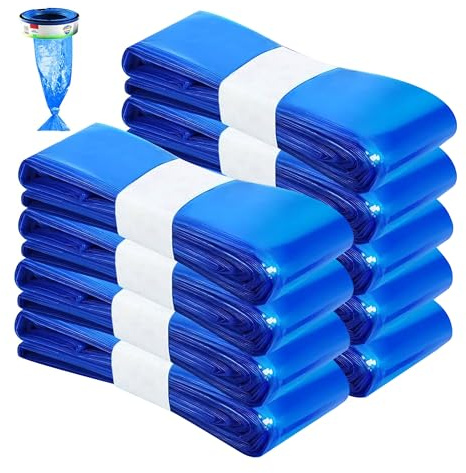 YOOSI 9 Pièces Recharge Poubelle a Couche, 4.5M Sac Poubelle Couche, Résistant à la Déchirure, Antibactérien, Anti-odeurs, Compatible avec tous types de recharges