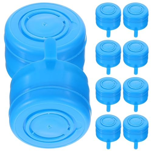SHINEOFI 10 Pezzi Tappi di Ricambio per Brocche d'Acqua Riutilizzabili Tappo di Chiusura per Bottiglie d'Acqua Compatibile Contenitori Standard Adatto per Uso Domestico Ufficio e