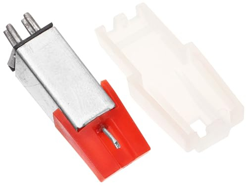 PRETYZOOM Aguja De Repuesto para Tocadiscos Fonógrafo, Pastilla De Plástico para Tocadiscos Cabezal Magnético para Reproductor Vinilo