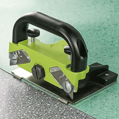 Laminatskärare, PVC-golvtrimningsverktyg med bladdjup och avståndsjustering, aluminiumlegering sömkniv för kontor, fabrik, heminredning