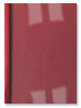 GBC IB386503 Thermobindemappe Business Line Leinen, 1.5 mm, 100 Stück, rot
