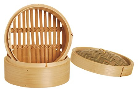 Excelsa Cuiseur Vapeur en Bambou 18 cm Bambou