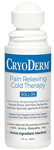 Cryoderm Thermoderm 3 Ounce Roll-on Provide Fast-acting, Deep-penetrating, Pain-relieving Warmth for Muscle Sprains and Strains, Sore Stiff Muscles, Bursitis and Tendonitis, Arthritis and Joint Pain